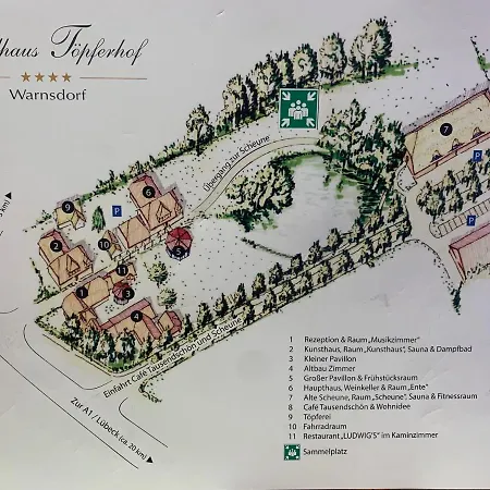 酒店 Toepferhof Bei Travemuende 拉特考
